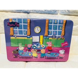 Bộ xếp hình Peppa Pig, Mcqueen Car, Frozen, Equestria hộp sắt