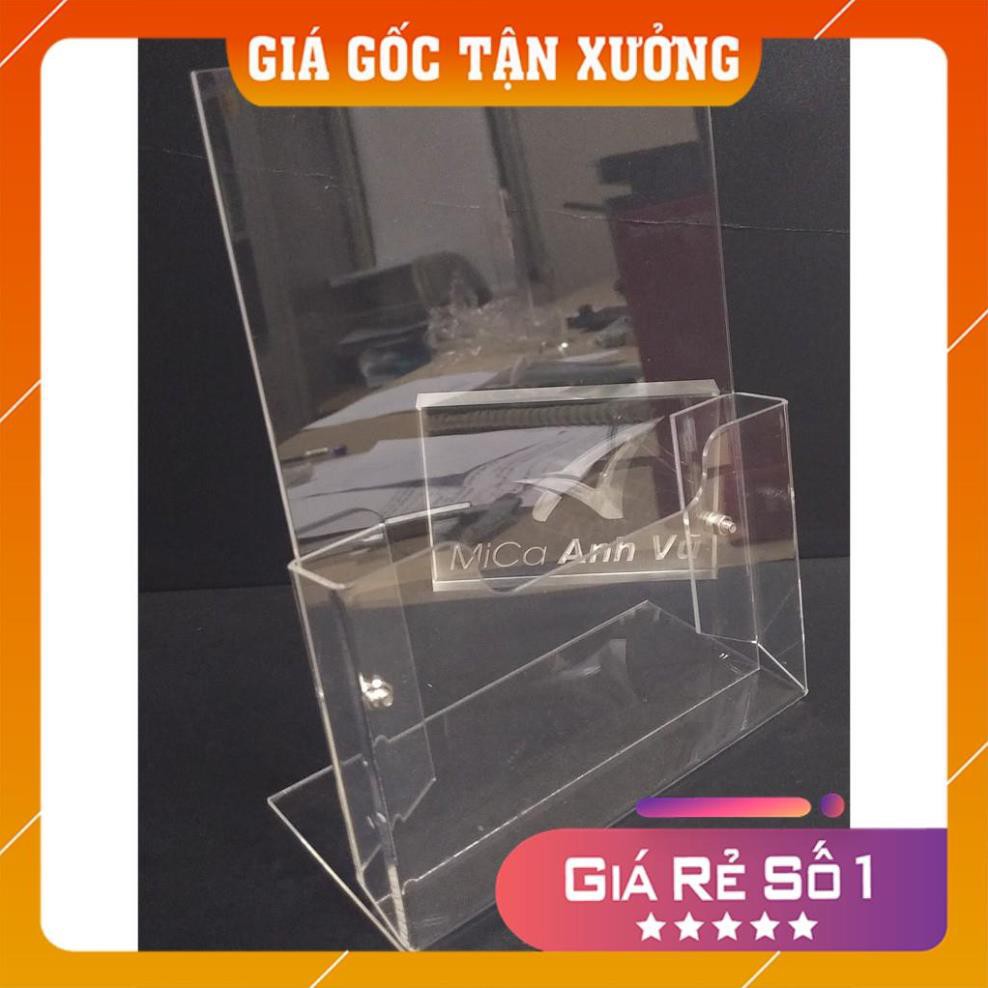 [Giá Gốc Tận Xưởng] Siêu bền - Kệ giấy mica để bàn A5 1 ngăn không vỡ