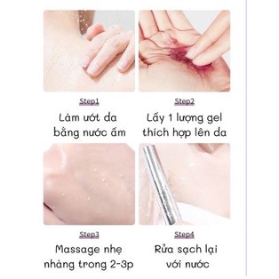 Gel tẩy tế bào chết GINBI chiết xuất từ mâm xôi làm sáng da