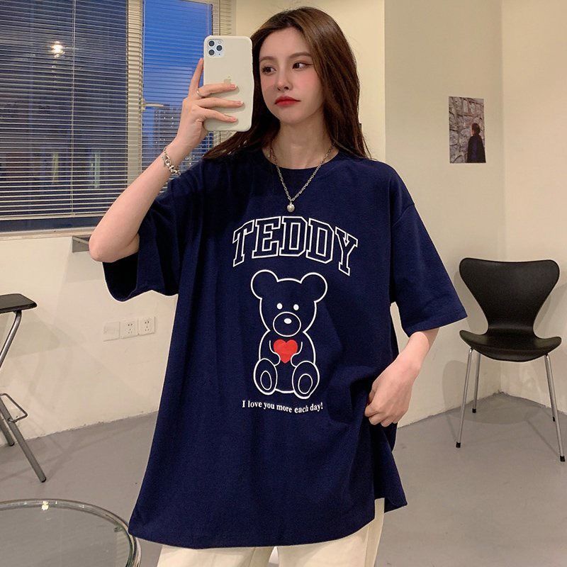 Áo thun tay lỡ unisex Gấu TEDDY