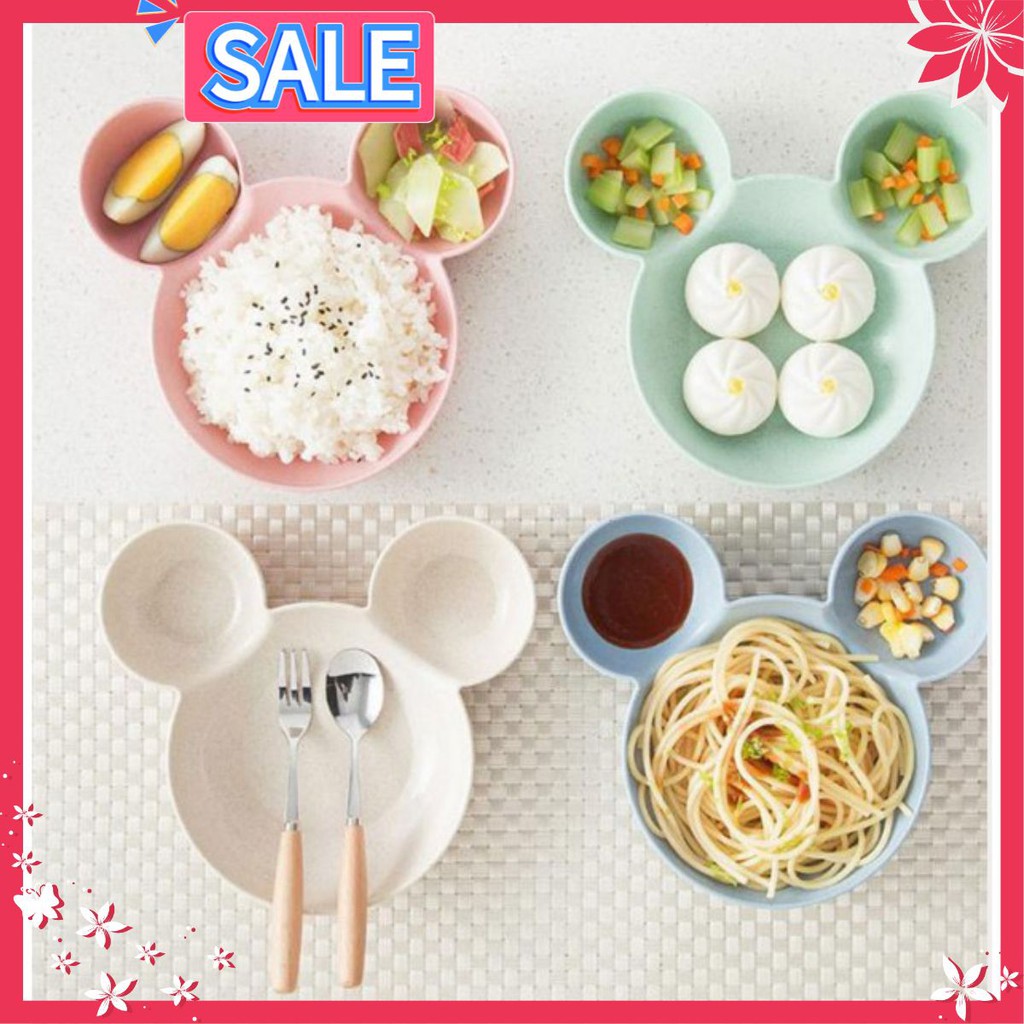 (SIÊU SALE) Bát ăn dặm cho bé hình Chuột Micky nghộ nghĩnh (HÀNG ĐẸP) (FREE SHIP)