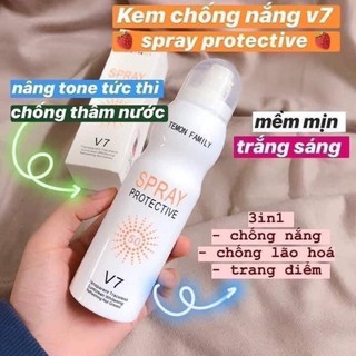 [ Tặng Quà ] Kem Chống Nắng Sun Sceen V7 Chống Nắng Tối Ưu Trắng Da Chống Thấm Nước