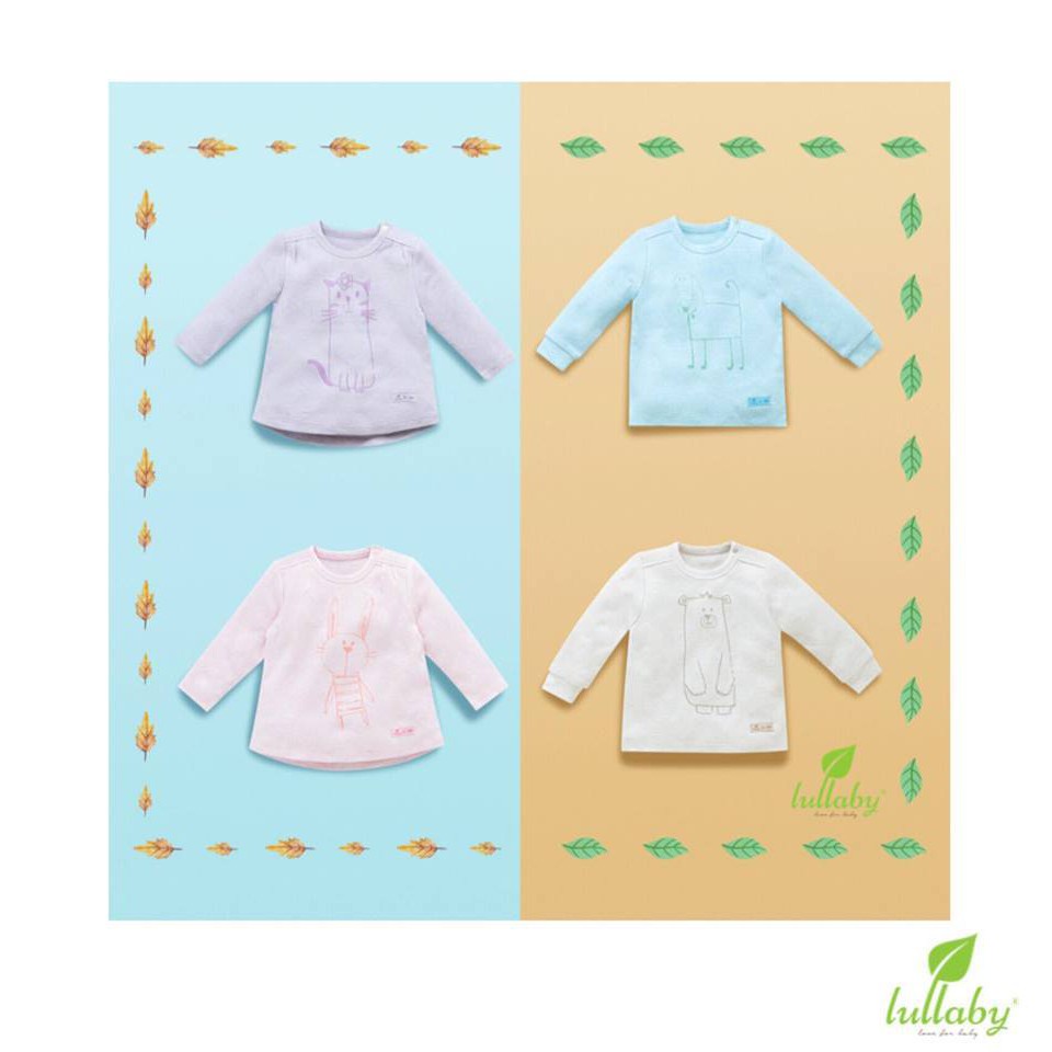 BÁN CHẠY - [Lullaby] Áo cài vai Thu Đông bé trai/gái chất đẹp-mềm(Sz 1-18m)