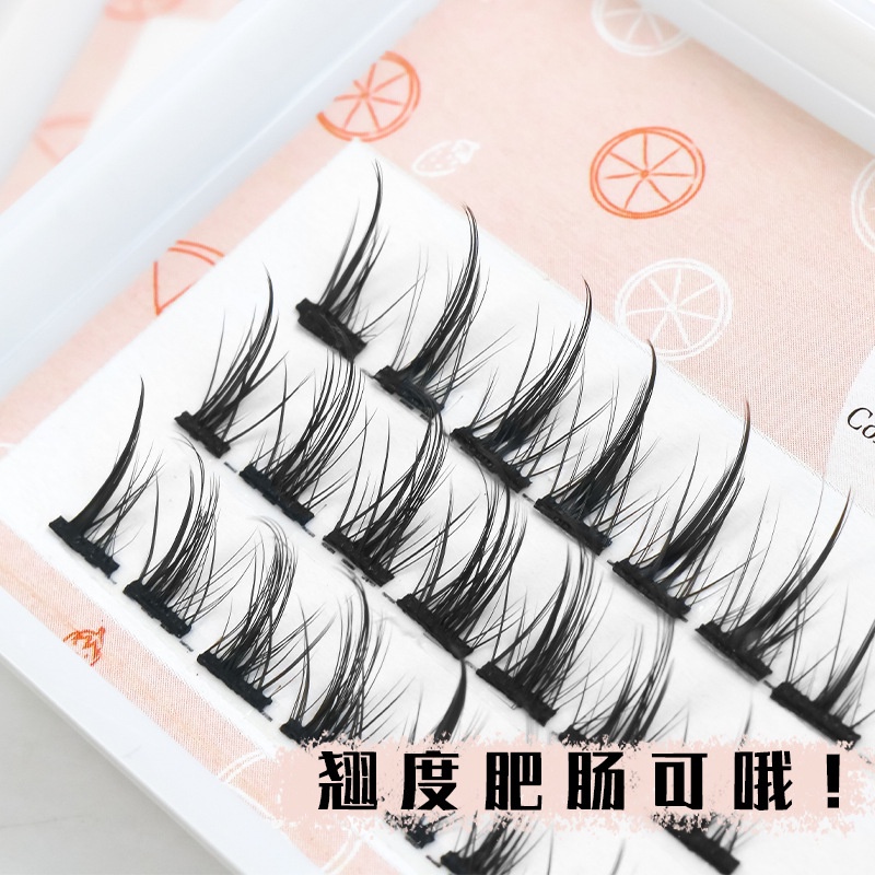 Little Red Book Influencer Hot-Pushing Little Devil Segmented Lông Mi Giả Ba Chiều Dày Mềm Mại Bán Sỉ