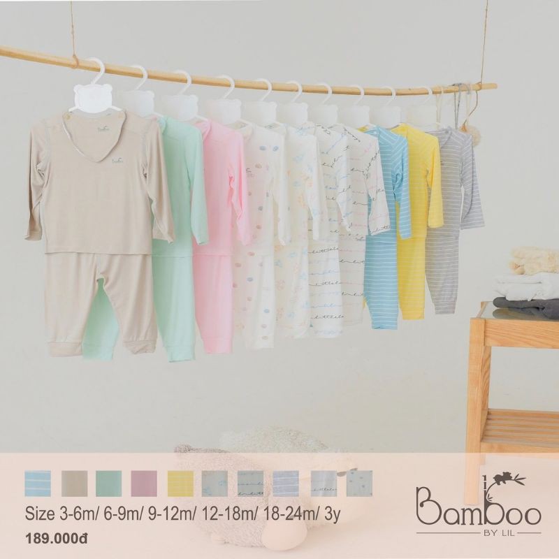 Combo bộ quần áo Bamboo by LiL