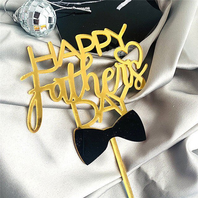 Topper trang trí bánh kem hình chữ Happy Birthday