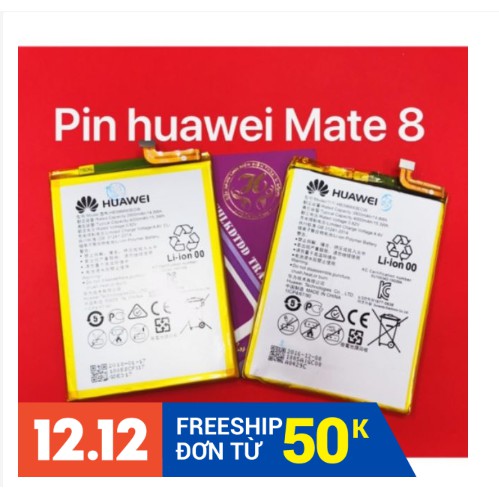 (Giảm Giá Cực Sốc)Pin huawei Mate 8 HB396693ECW xịn kèm bảo hành-Linh Kiện Siêu Rẻ VN