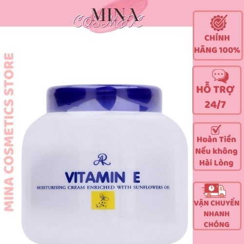 Kem Dưỡng Ẩm [Dùng Là Mê -Hàng Auth]  Kem Dưỡng Ẩm Aron VITAMIN E Thái Lan chống khô nẻ