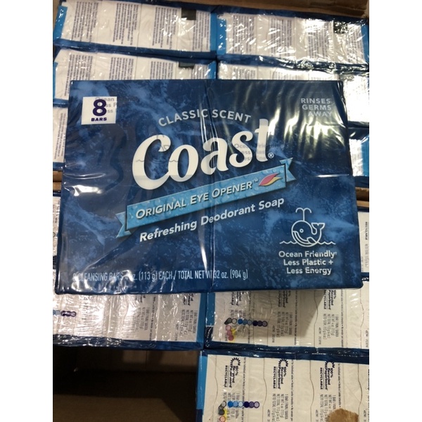 xà bông Mỹ soap Coast lốc 8 bánh