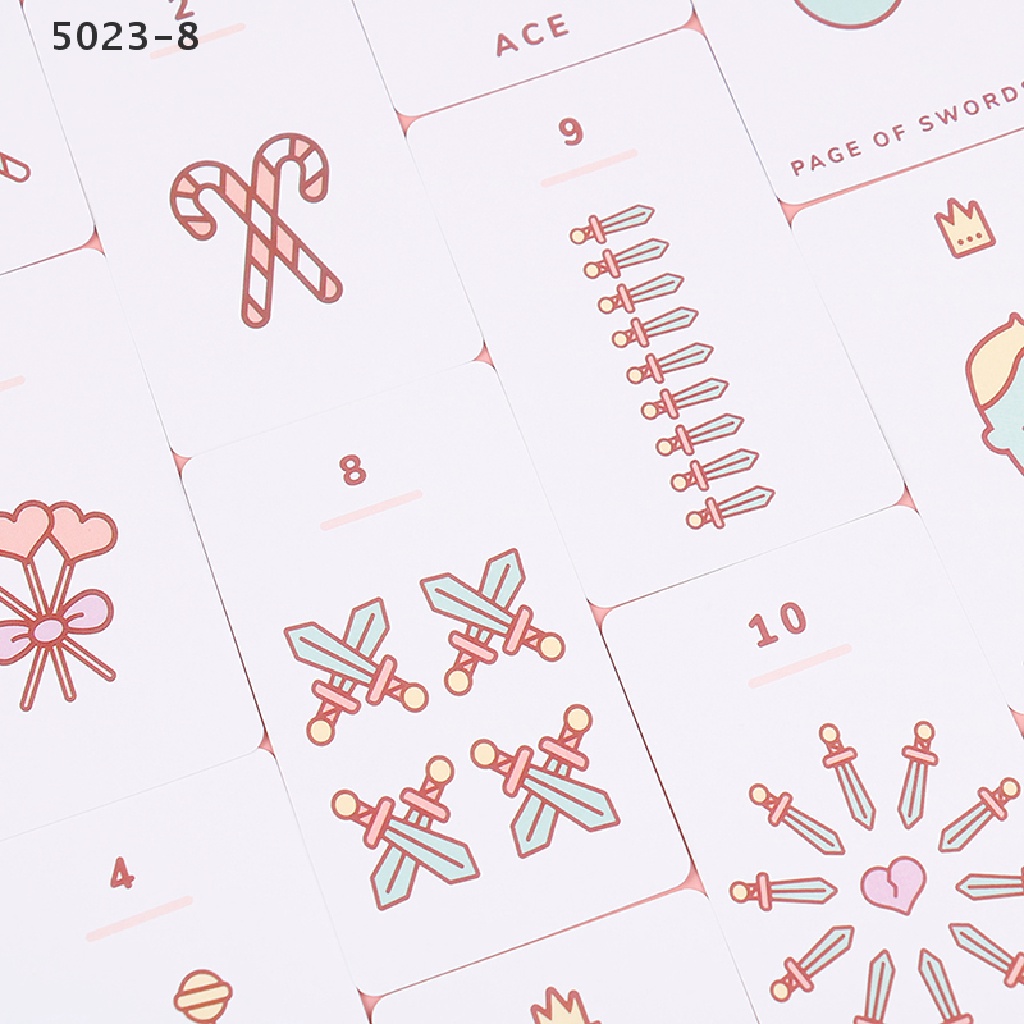 Set bài tarot 78 lá dễ thương 5023-8