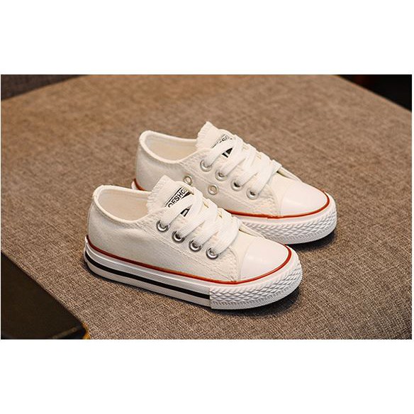 Giày thể thao trẻ em dáng Converse cá tính CG24 TRẮNG