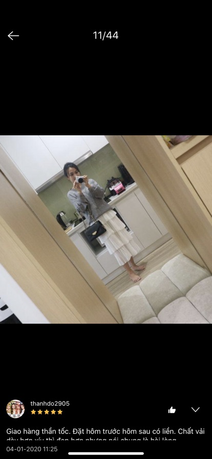 Chân váy bèo tầng dập li | BigBuy360 - bigbuy360.vn