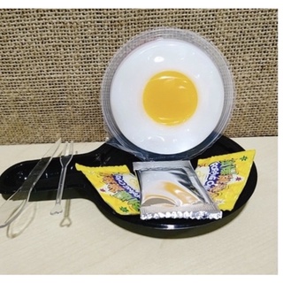 thạch nổ pudding hình trứng ốp la