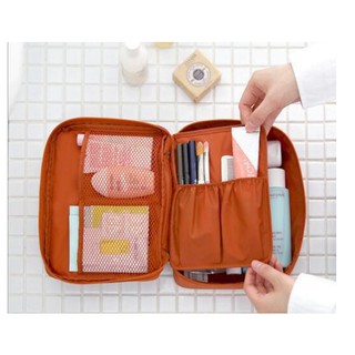 Túi Đựng Mỹ Phẩm Du Lịch Hàn Quốc, chống thấm xếp gọn, đồ trang điểm, make up...trong vali Bag in Bag