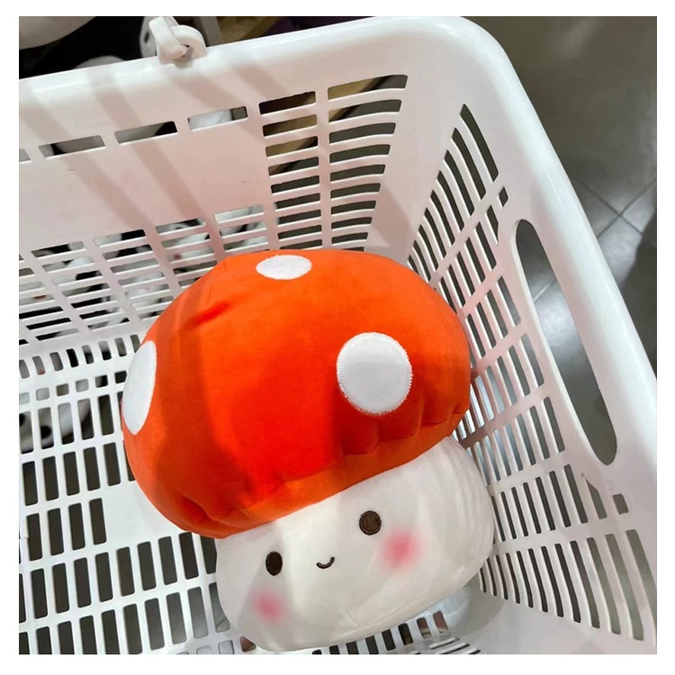 Hàng mới VềMINISO Gối Nhồi Bông Hình Cây Nấm Dễ Thương Gấu bông nấm dễ thương