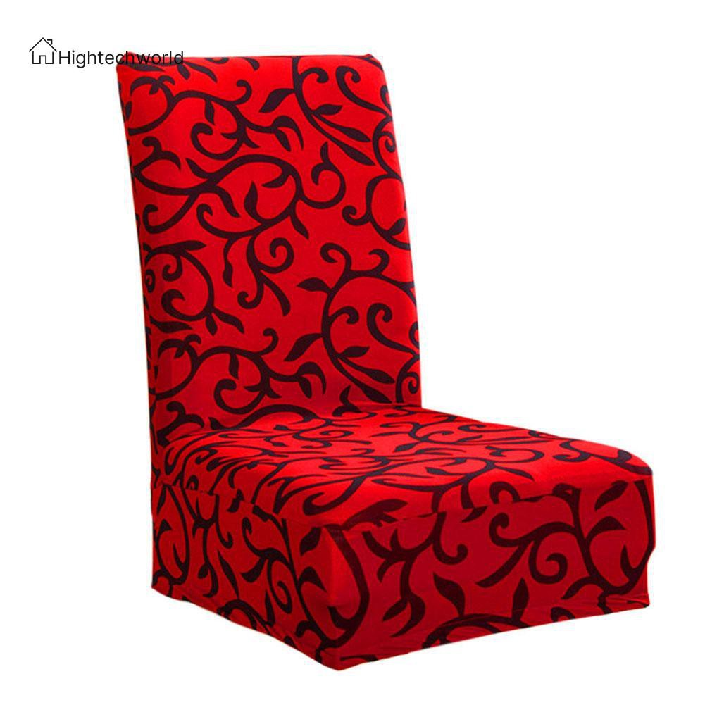 Hightechworld Removable Printing Pattern Elastic Home Hotel Dining Decor Chair Covers