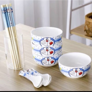 Set bát sứ đoremon