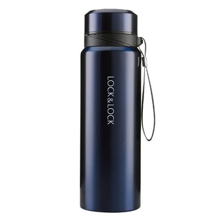 Bình giữ nhiệt thép không gỉ vacuum bottle lock&lock lhc6180fu - xanh đậm