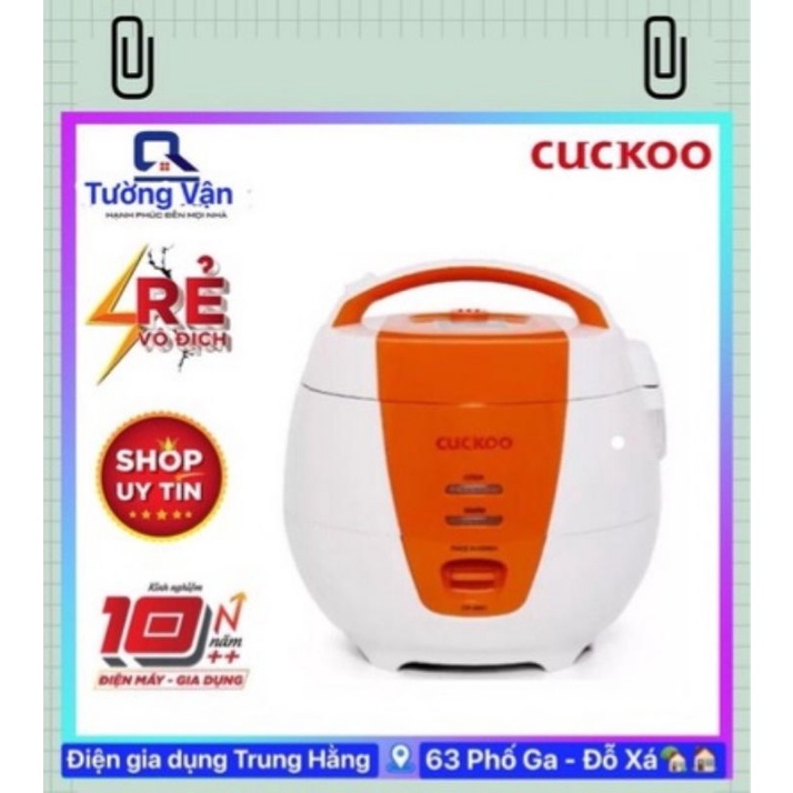 Nồi cơm điện CUCKOO CR-0661 1 lít - Bảo hành 1 năm (Hàng chính hãng)