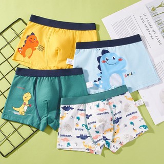 4 quần lót bé trai mẫu khủng long đủ size 7-45kg