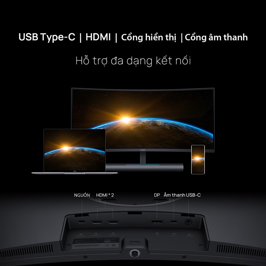 Màn Hình HUAWEI MateView GT | Màn Hình Cong 34” 3K