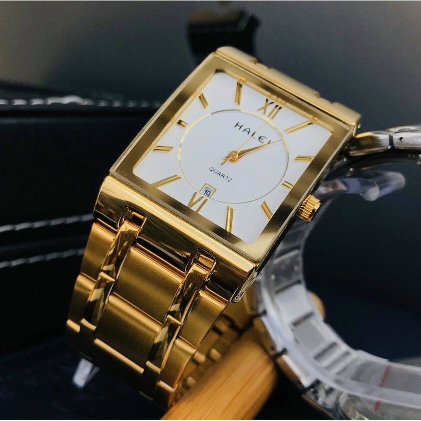 Đồng Hồ Nam Chính Hãng WWOOR Mặt Vuông Sang Trọng Có Lịch Ngày