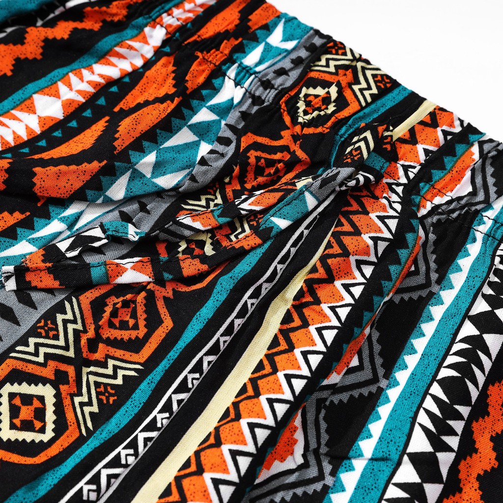 Quần đùi nữ KABI quần short vải tole quần ngắn mặc nhà mặc ngủ hoa văn alibaba thoáng mát dễ thương nhiều màu | BigBuy360 - bigbuy360.vn