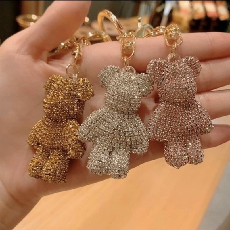Phụ kiện Gấu Đá treo túi siêu xinh