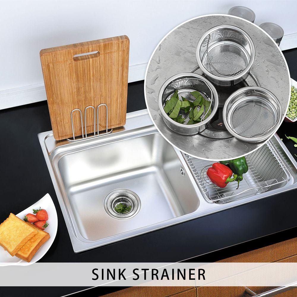 Nắp Đậy Cống Thoát Nước Bồn Rửa Chén Bằng Thép Không Gỉ Tiện Dụng