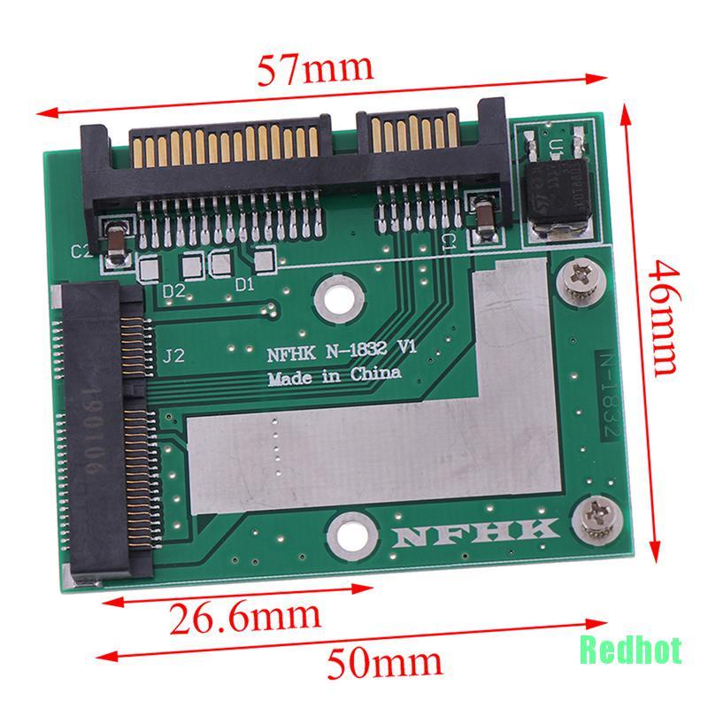 Bộ chuyển đổi Msata Mini Pcie SSD sang Sata 6.0Gbps 2.5 '' chất lượng cao
