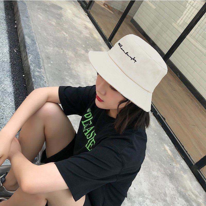 Nón tai bèo THE CAPAL thêu chữ có thể đảo ngược