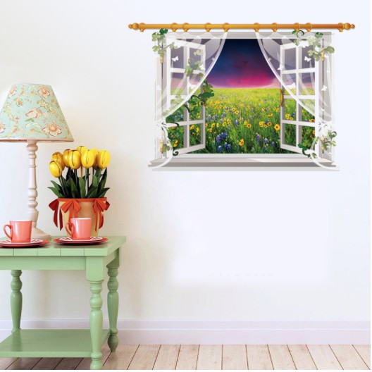 Decal trang trí cửa sổ mẫu mới 12