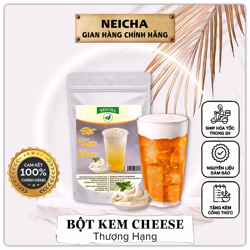Bột Kem Cheese Neicha Thượng Hạng/ Nguyên liệu pha chế siêu nhanh, lớp kem cheese béo ngậy.