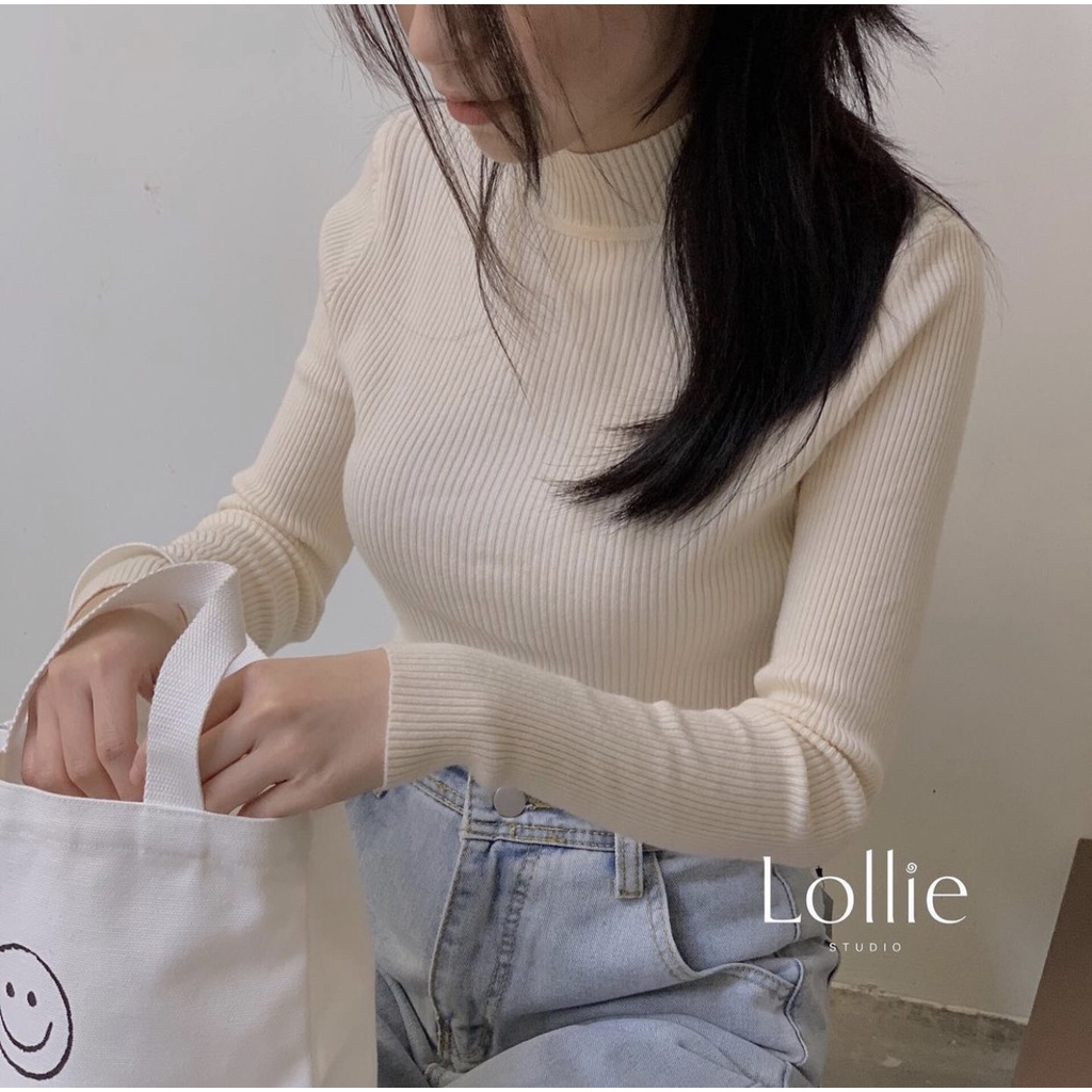 Áo len tăm body, áo len cổ 3 phân dệt ôm sát cơ thể, co giãn thoải mái khi sử dụng, người dưới 60kg mặc rất ok | BigBuy360 - bigbuy360.vn