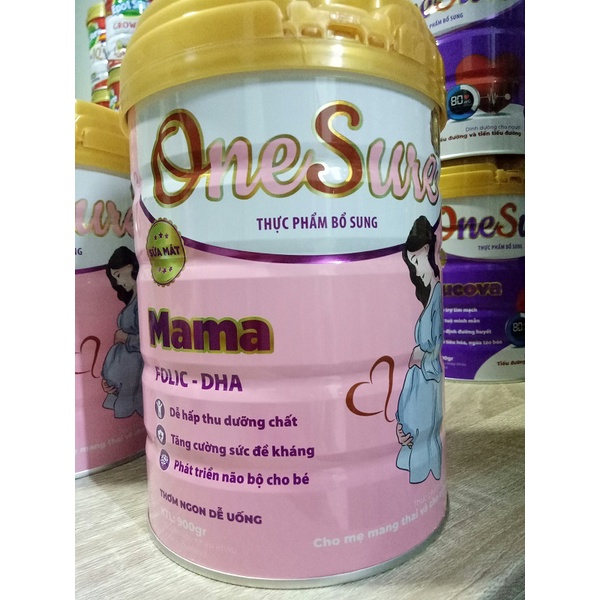 Sữa mát Dành Cho Mẹ Bầu OneSure Mama Hương vani 900g