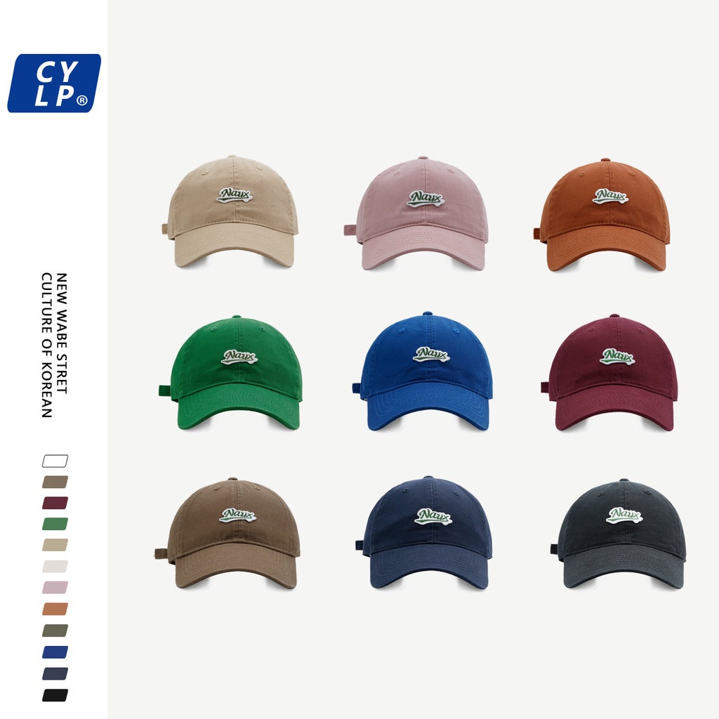 Mũ Lưỡi Trai Thêu Chữ Phong Cách Đường Phố Hàn Quốc Chất Lượng Cao