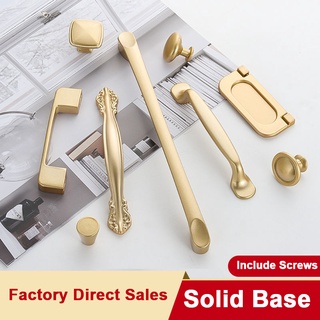 Tay Nắm Cửa Tủ Ngăn Kéo Màu Vàng Đồng Sang Trọng Phong Cách Bắc Âu