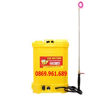 Bình xịt điện Con Ong vàng 16L, bình phun thuốc trừ sâu 16 lít