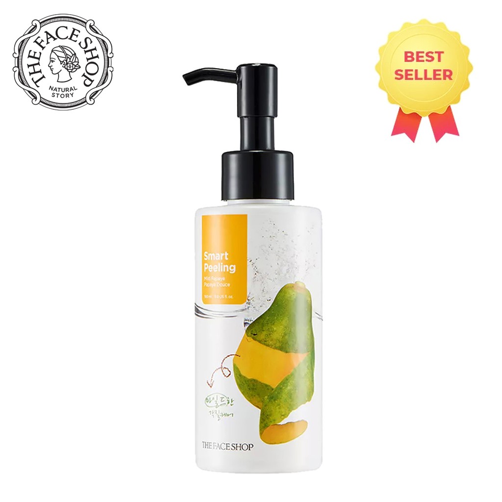 TẨY TẾ BÀO CHẾT ĐU ĐỦ SMART PEELING MILD PAPAYA THE FACE SHOP 150ML