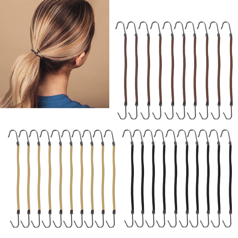 Set 10 Dây Buộc Tóc Co Giãn Thời Trang Cho Nữ