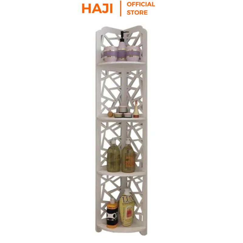 Kệ nhà tắm 4 tầng HAJI làm từ nhựa PVC cao cấp chống nước tuyệt đối D151