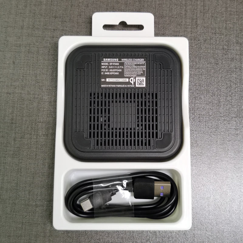 Đế Sạc Nhanh Không Dây 15w ep-p2400 Cho galaxy s22 ultra s21 s20 galaxy watch 4 3 buds live pro