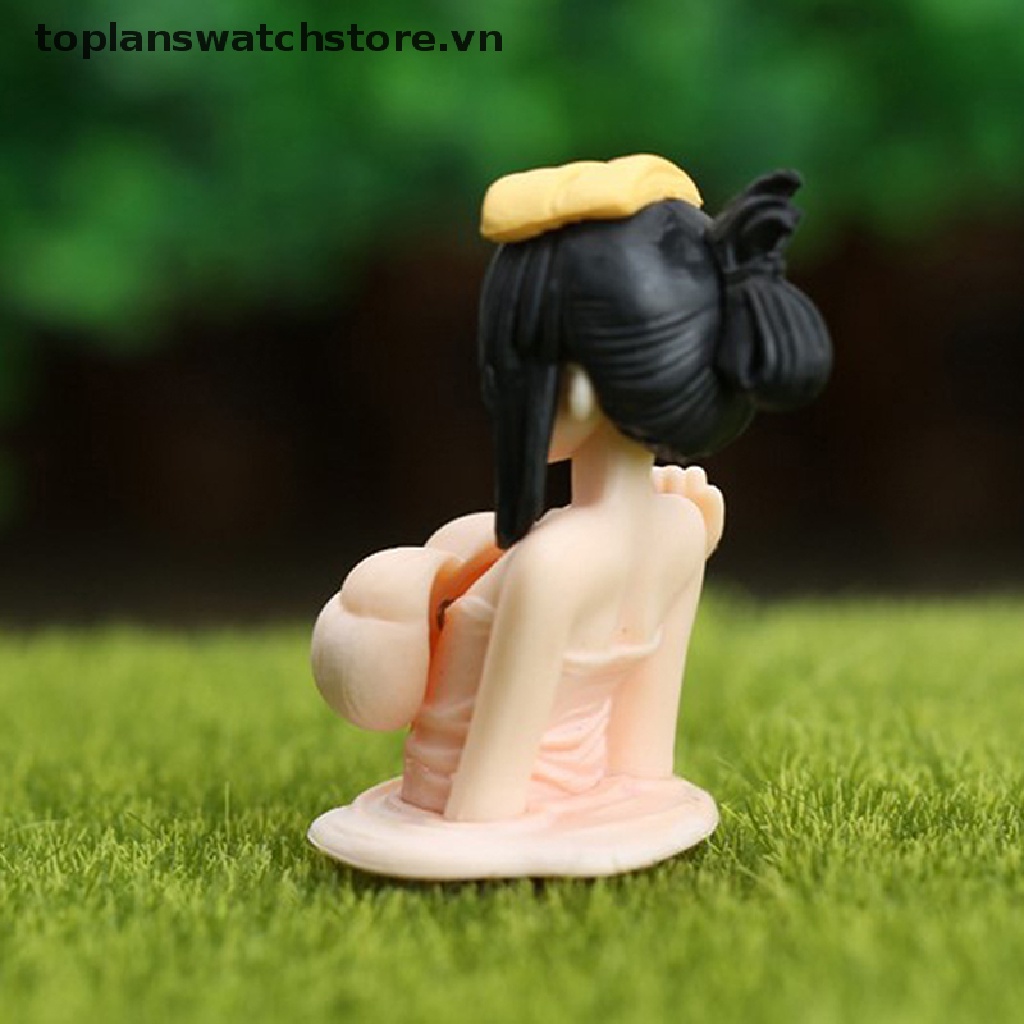 Mô Hình Búp Bê Anime 5cm Lắc Ngực Để Bàn Trang Trí