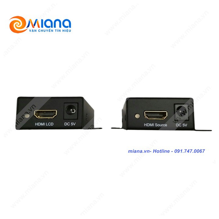 Bộ khuếch đại tín hiệu HDMI 60m qua cáp mạng giúp truyền tín hiệu hình ảnh khoảng cách 60m bằng cáp mạng Cat6