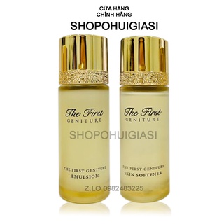 Cặp nước hoa hồng và sữa dưỡng tái sinh da ohui the first 20ml
