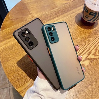 Ốp Điện Thoại Trong Suốt Chống Sốc Mặt Nhám Cho OPPO Reno 6 6Z 5 4 Pro 5G 2 F 2F Reno2F Reno6