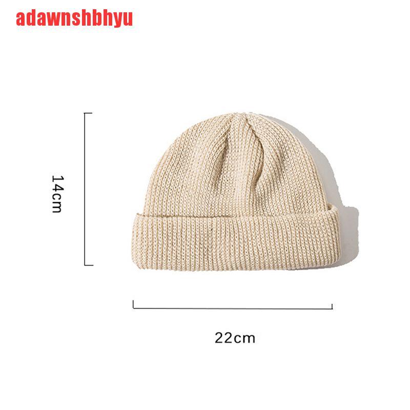1 Mũ Beanie Unisex Có Gân Giữ Ấm Mùa Đông