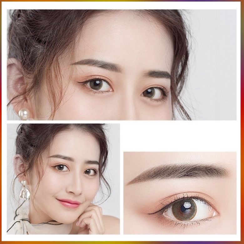 Bút kẻ mày 2 đầu Maycreate vỏ vân đá thời trang chống nước, không lem