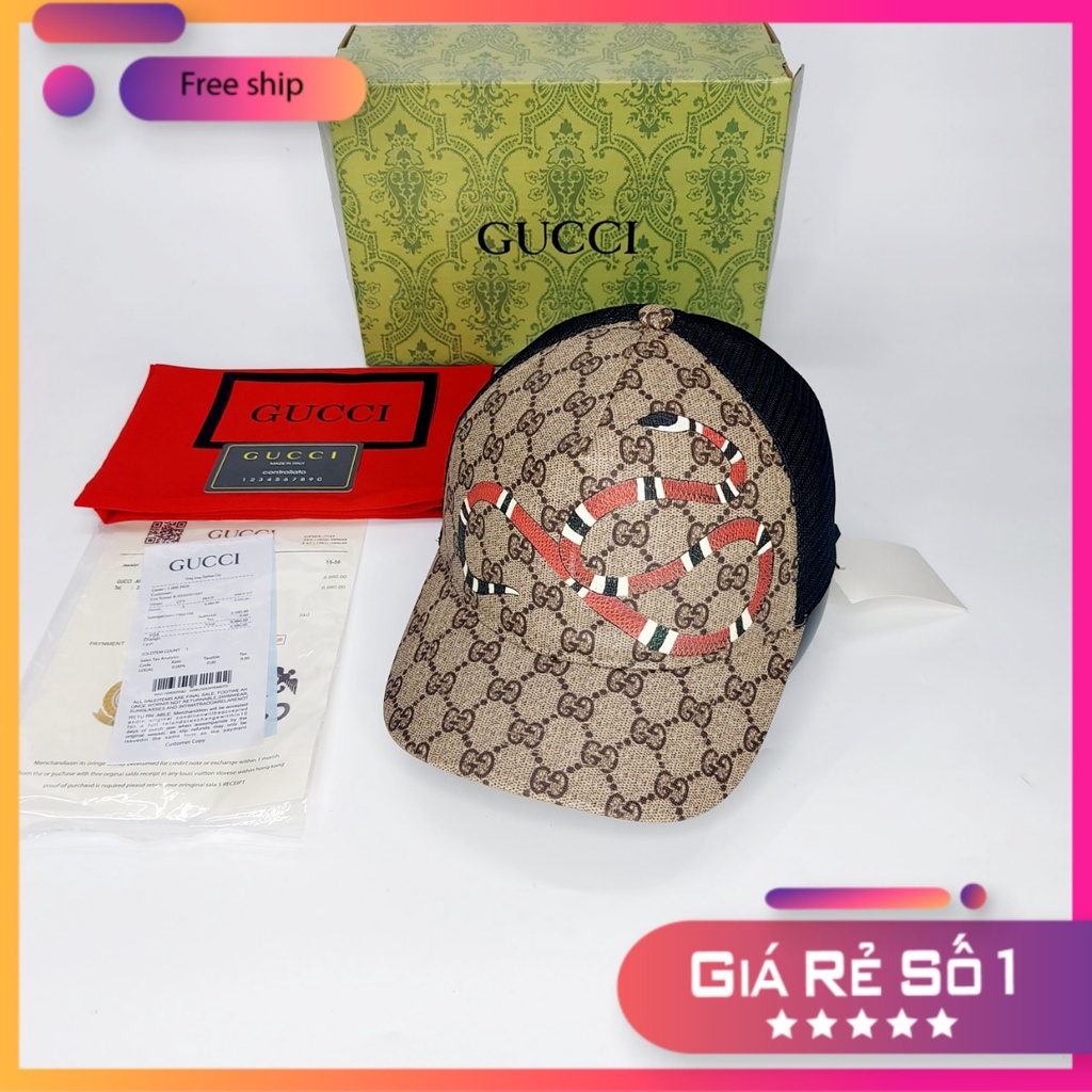 Nón kết Gc Mũ lưỡi trai gc thời trang cao cấp rắn mỏ ngắn full box cực đẹp (Nón thiết Kế)