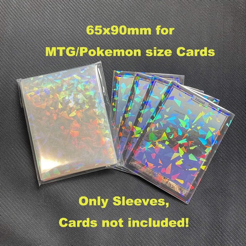 Set 50 tấm bảo vệ thẻ ảnh trong suốt họa tiết trái tim